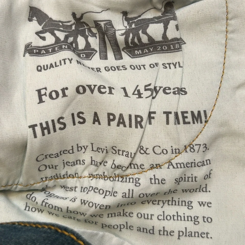 Levi's‎ 511 Men's Straight Blue Jeans 32/30 Blank Tab